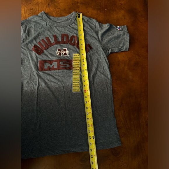 Champion MSU Bulldog Collegiate Embroidered Tshirt NWOT Men's Size Medium - Picture 5 of 6